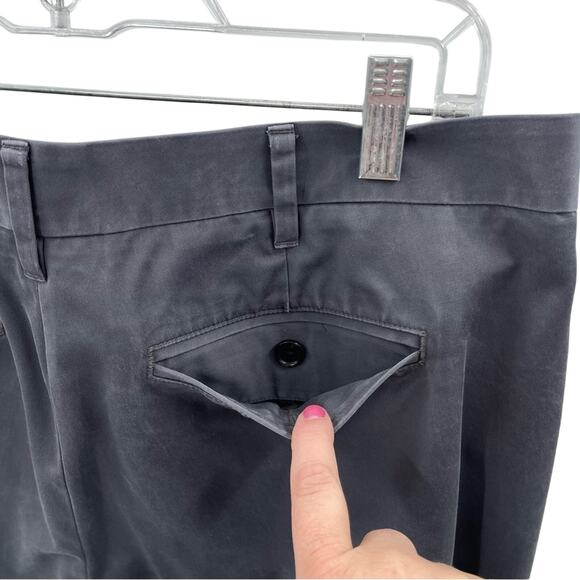 Bonobos Men’s Friday Flat Front Casual Dress Chino 100% Cotton Gray Pants 34 - Picture 8 of 15